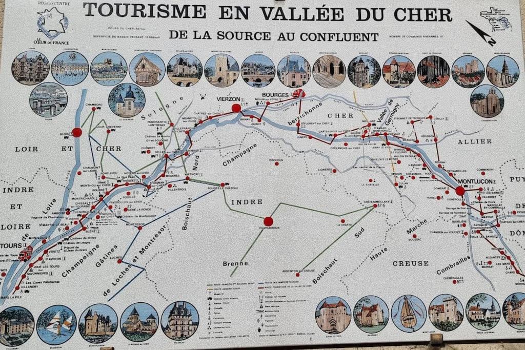 Les Noyers Monestois Entre Cher Et Canal De Berry *